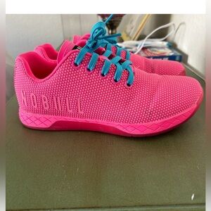 Nobull trainers neon pink size 7